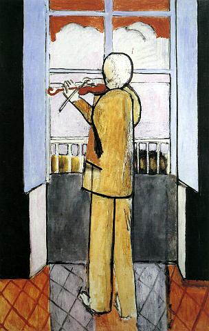 04 Matisse - violoniste a sa fenetre - 1918